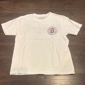 Baseball Lifestyle 101 Boys White Short Sleeve Tee Size Small